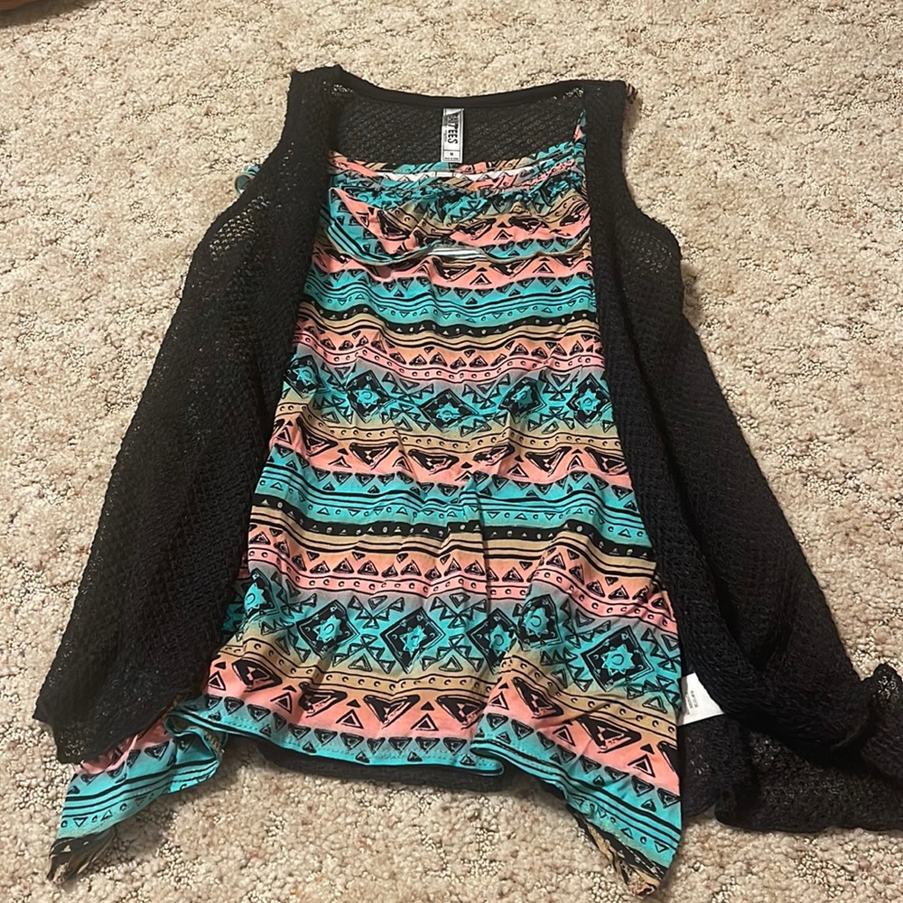 Beautees, Tank Top Set with blouse